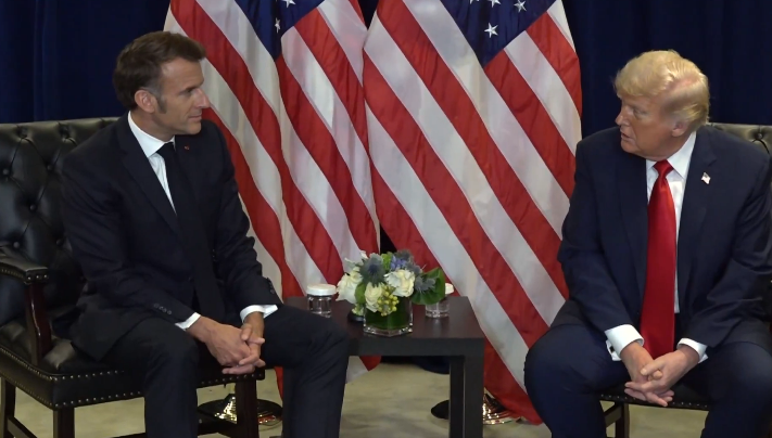 Макрон після зустрічі з Трампом заявив, що Франція та США працюють над мораторієм на удари по енергетиці України Макрон після зустрічі з Трампом заявив, що Франція та США працюють над мораторієм на удари по енергетиці України